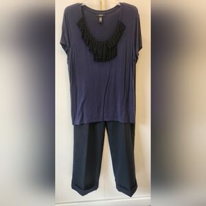 Alfani Deep Blue Top